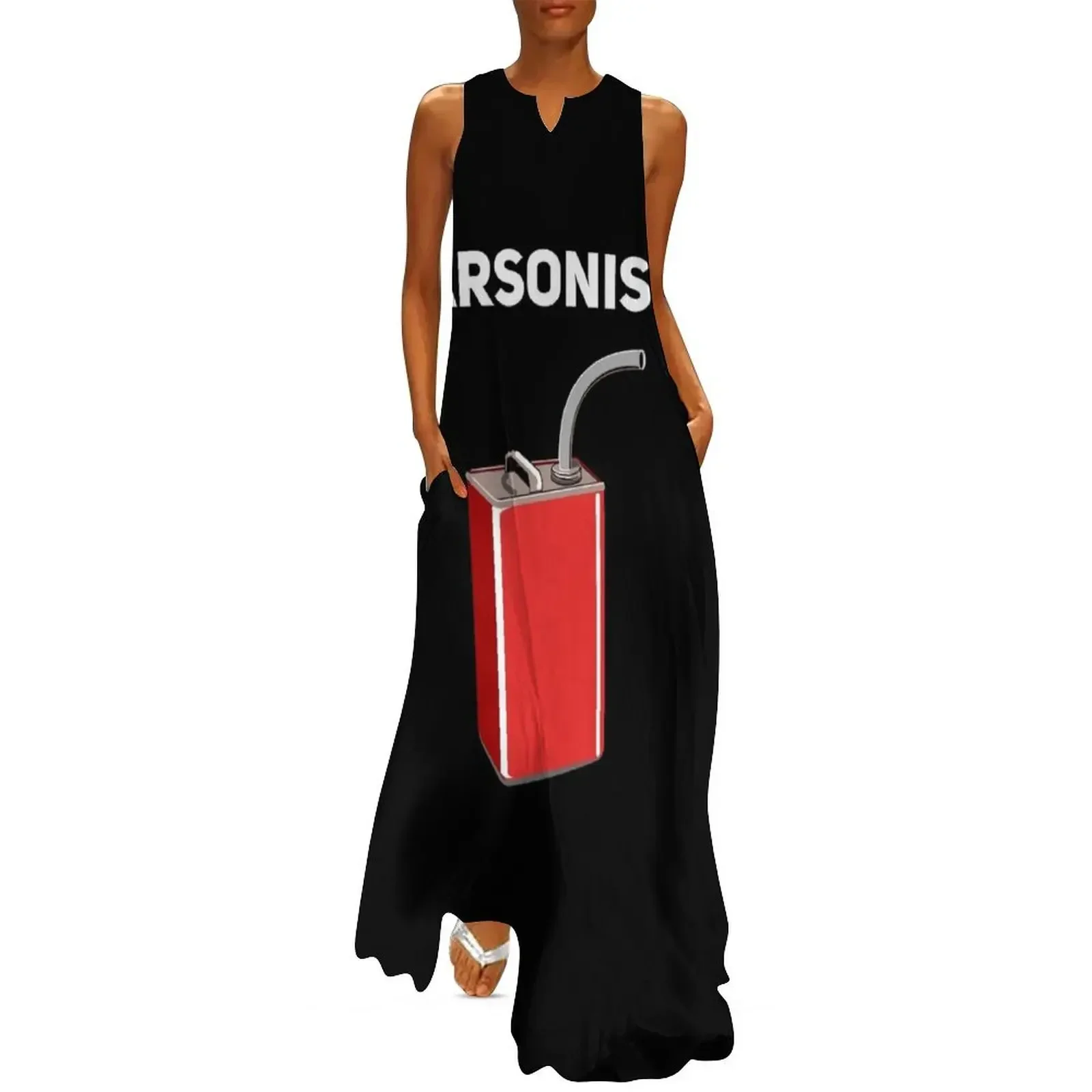 

Arsonist Pyromaniac Fire T-Shirt Long Dress luxury evening dresses for women 2025 long sleeve dresses dresses for prom Dress