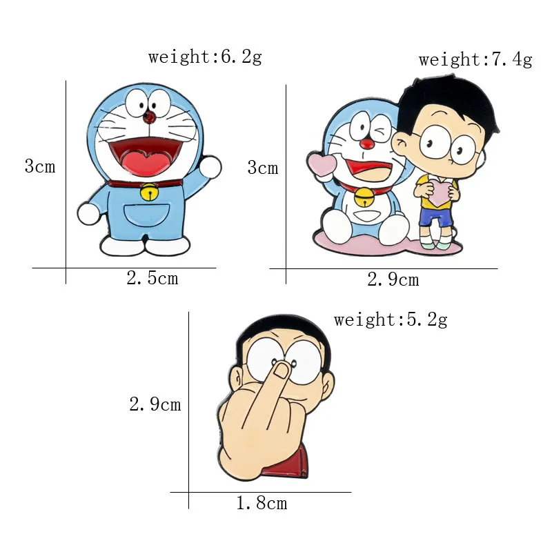 Cartoon Cute Cat Enamel Pin Brooch Anime Badges Lapel Pins for Backpacks Brooches vintage Fashion Jewelry Christmas Gifts
