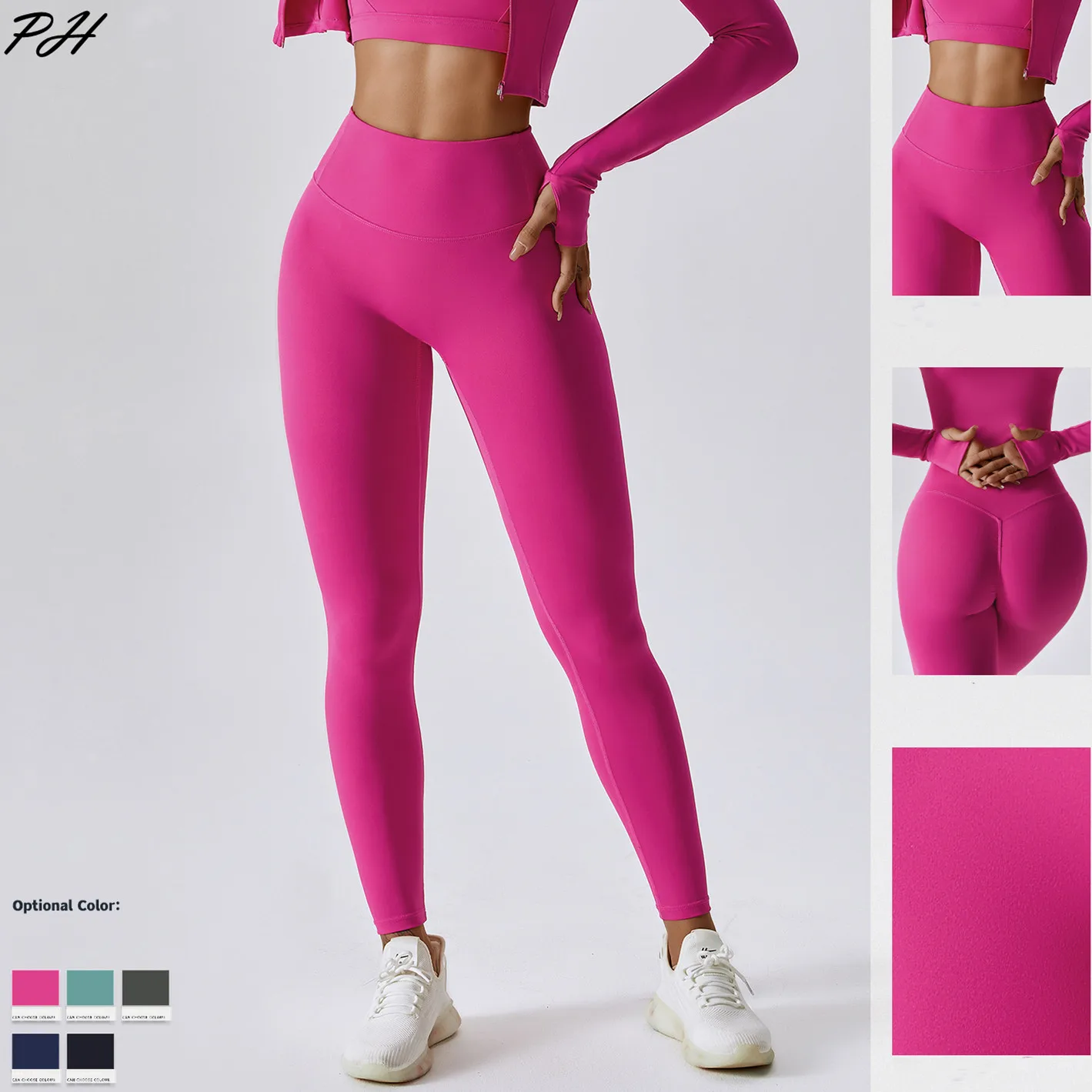 Nude Tight Yoga Leggings 2025 Women Gym Quick-drying Fitness Trouser Summer High Waist Lifting Hip Cycling Running Sport Shorts