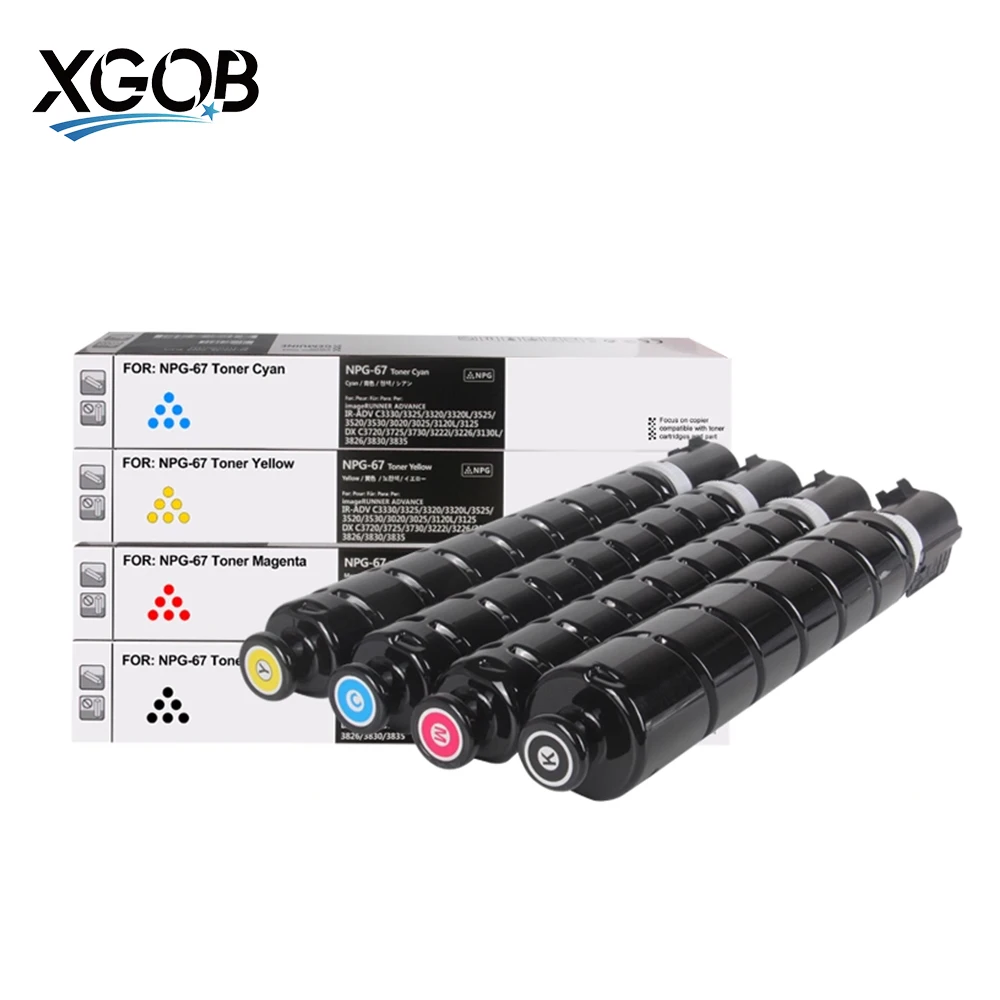 

1 шт. картридж с тонером NPG67 для Canon iR C3020 C3025 C3120 C3125 C3320 C3325 C3330 C3520 C3525 C3530, высокосовместимый тонер для копировального аппарата
