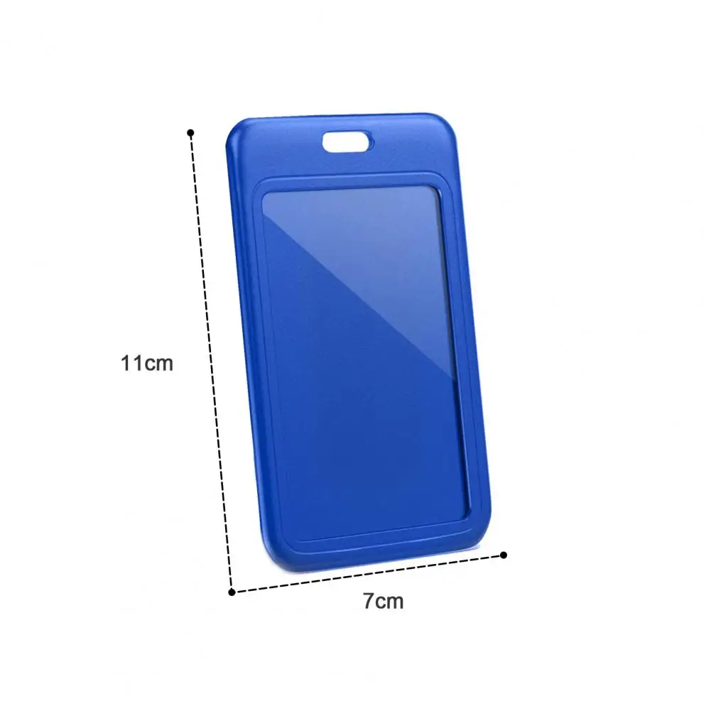 Porte-carte d'identité avec couvercle coulissant, fenêtre transparente, trou de confrontation, protecteur de certificat, protecteur de carte nominative, étudiants et infirmières