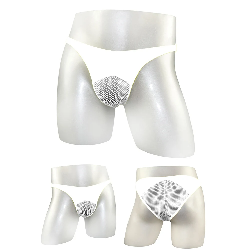 Homens eróticos pura malha Roupa Interior, Perspectiva Calcinha, Sexy Transparente Bulge Pouch Cuecas, Lingerie Sedutora, Bikini Swimwear