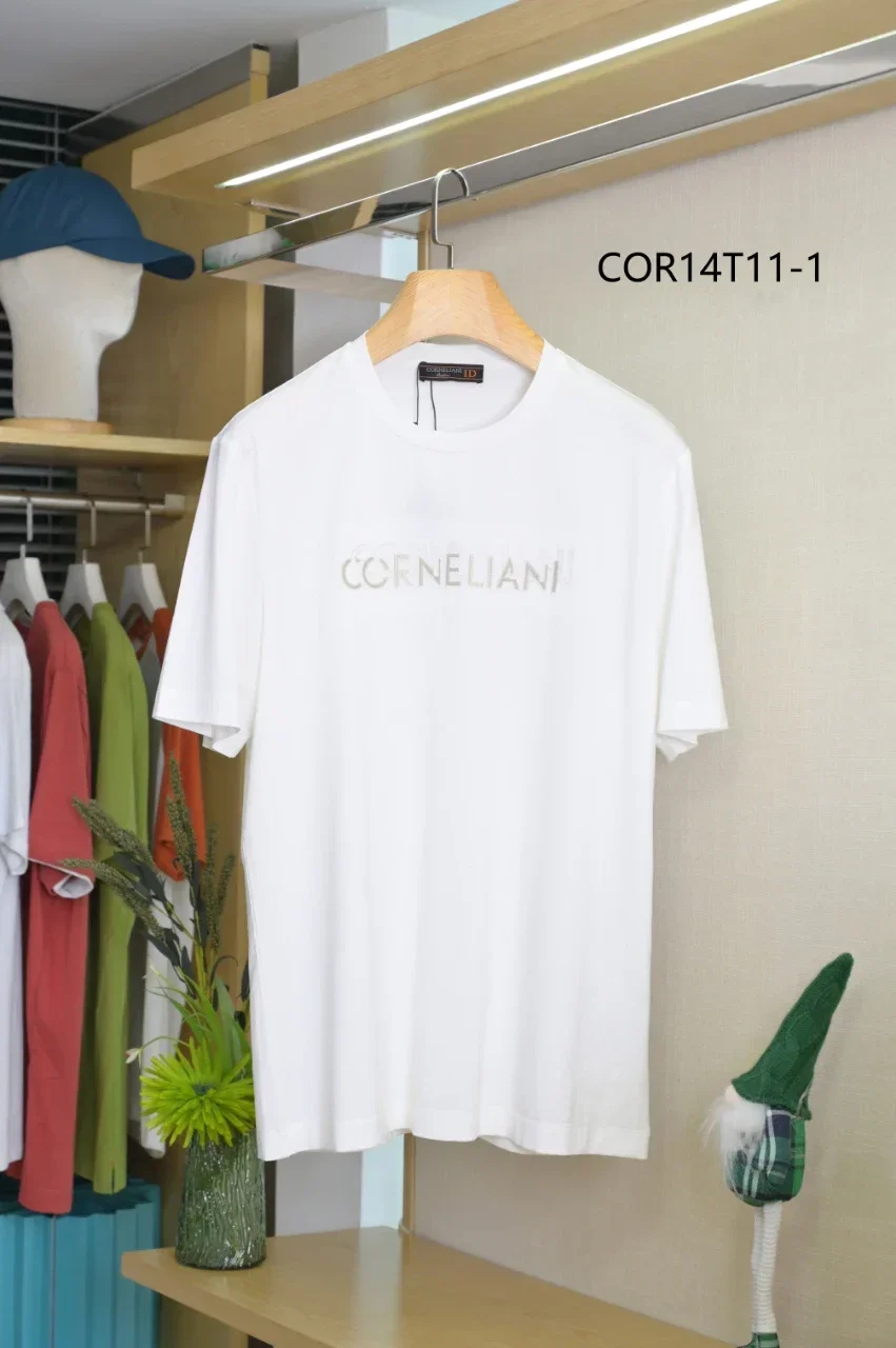 BILLIONAIRE BLSK CPRT T-Shirt Cotton men 2025 New Casual breathable Straight printing short sleeve thin comfort Big size M-4XL