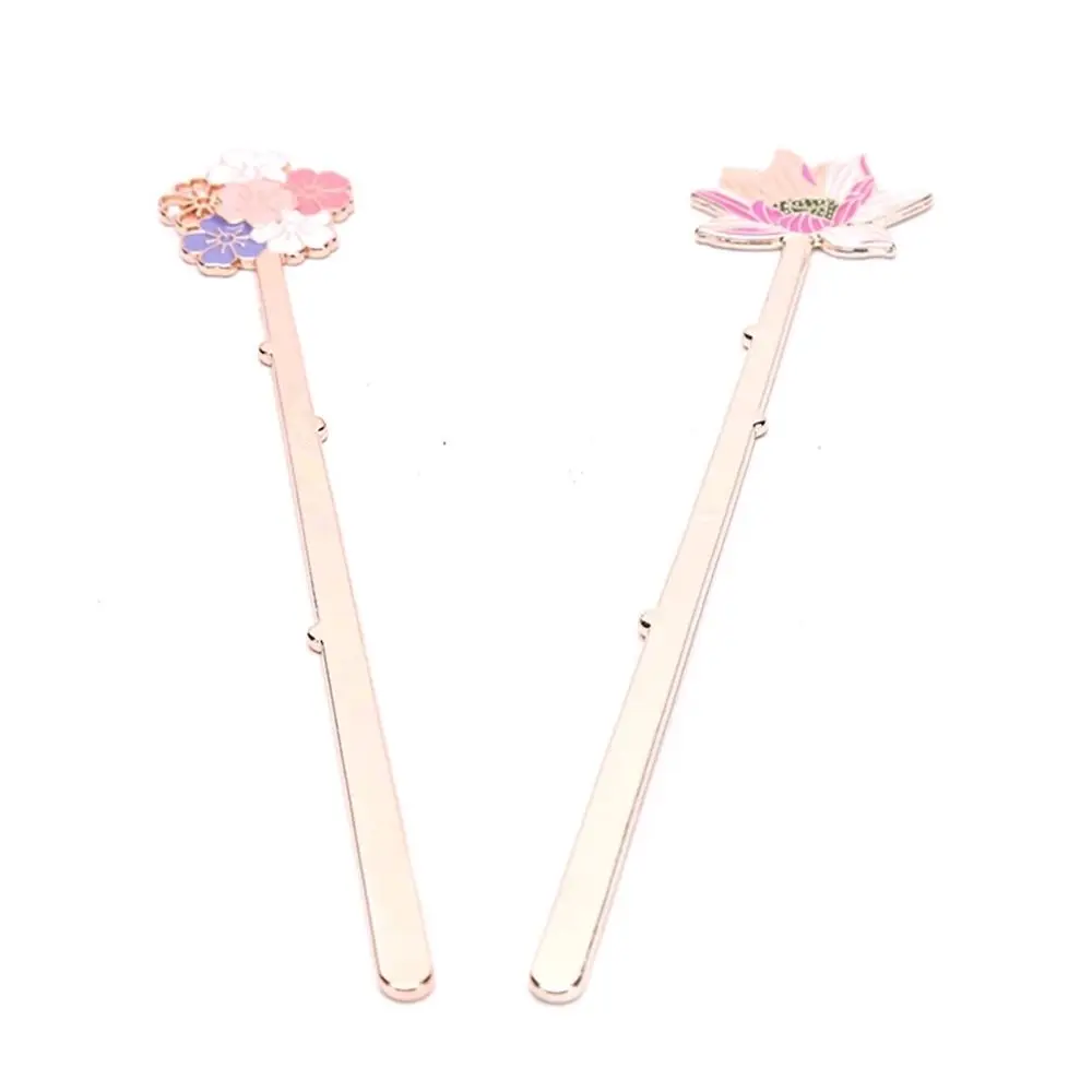 Colorful Special Students Lotus Flower Sakura Bookmarks Page Label Reading Assistant Book Support