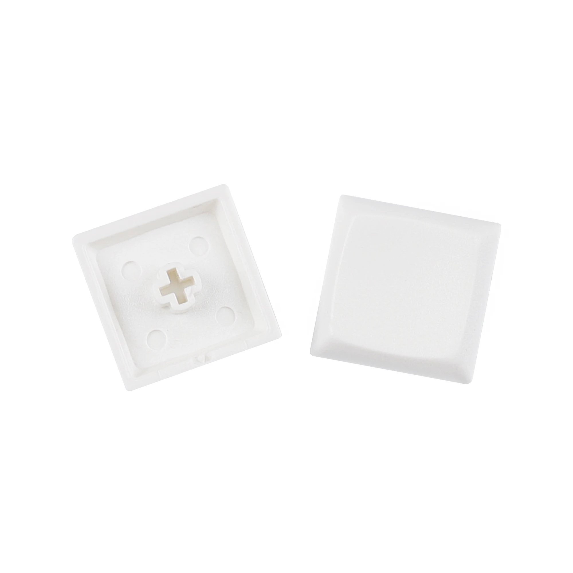 YMDK Square Round 1u Low Profile Blank Black White Keycaps PBT Material DIY for 1350 Switches Mechanical Keyboard - view 5