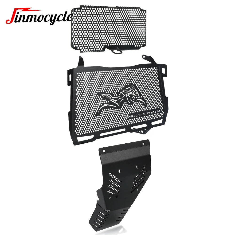 For Ducati Multistrada 1200 Pikes Peak/S/S D air 2015-2017 Motorcycle Radiator Oil Cooler Engine Housing Guard Protection Kit