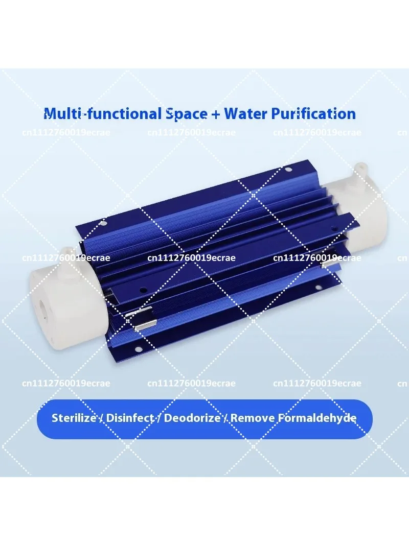Ozone Generator Tube 3G 5G 10G with Power Supply Air-Cooled Ceramic Sterilization Disinfection Active Oxygen Accessories