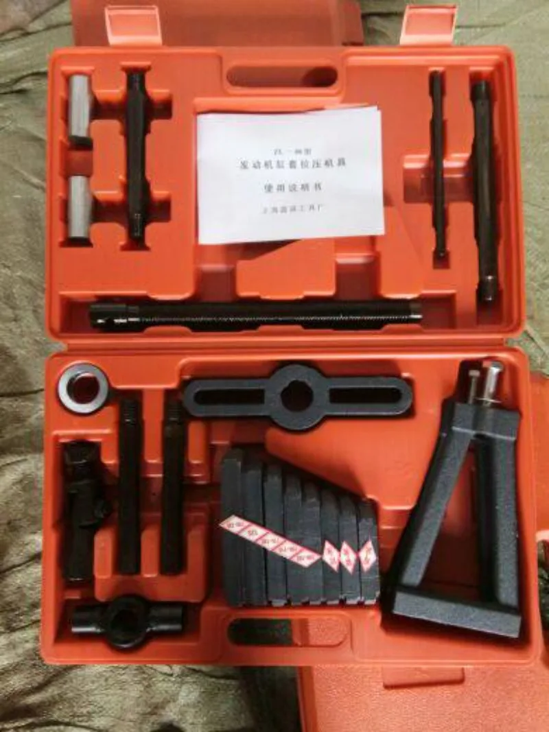 Cylinder disassembly and assembly tool, deluxe version manual cylinder puller, steel cylinder disassembly and assembly device