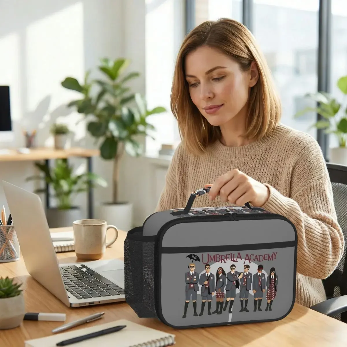 The Umbrella Academy Group Insulated Lunch Bag for Women Office Cooler Thermal Food Box Tote Portable Lunch Boxes Container