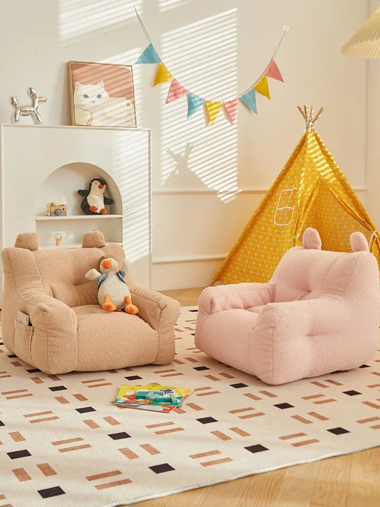 Cartoon Sofa for Kids ，Fashion Children Sofa，Cute Girl Baby Kids Couch，Modern Simplicity Chair for Kids，Mini Lazy Chair