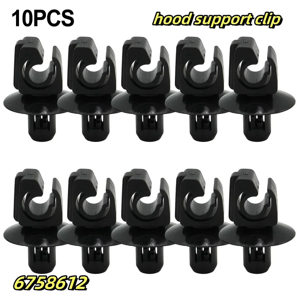 10pcs Brake Pipe Holder Rear Brake Hose Clips Car Interior Easy Installation High Universality Fitment For Brake Line 6758612