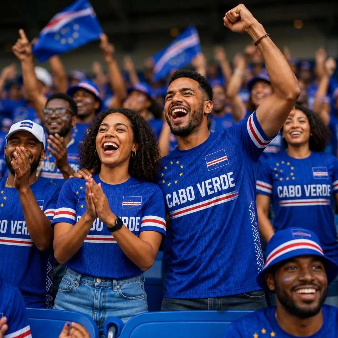 2026 Cape Verde Soccer Jersey Cape Verde Football Team Jersey Match training Kit Summer Sports Men's T-Shirt Clothing Tee Woman