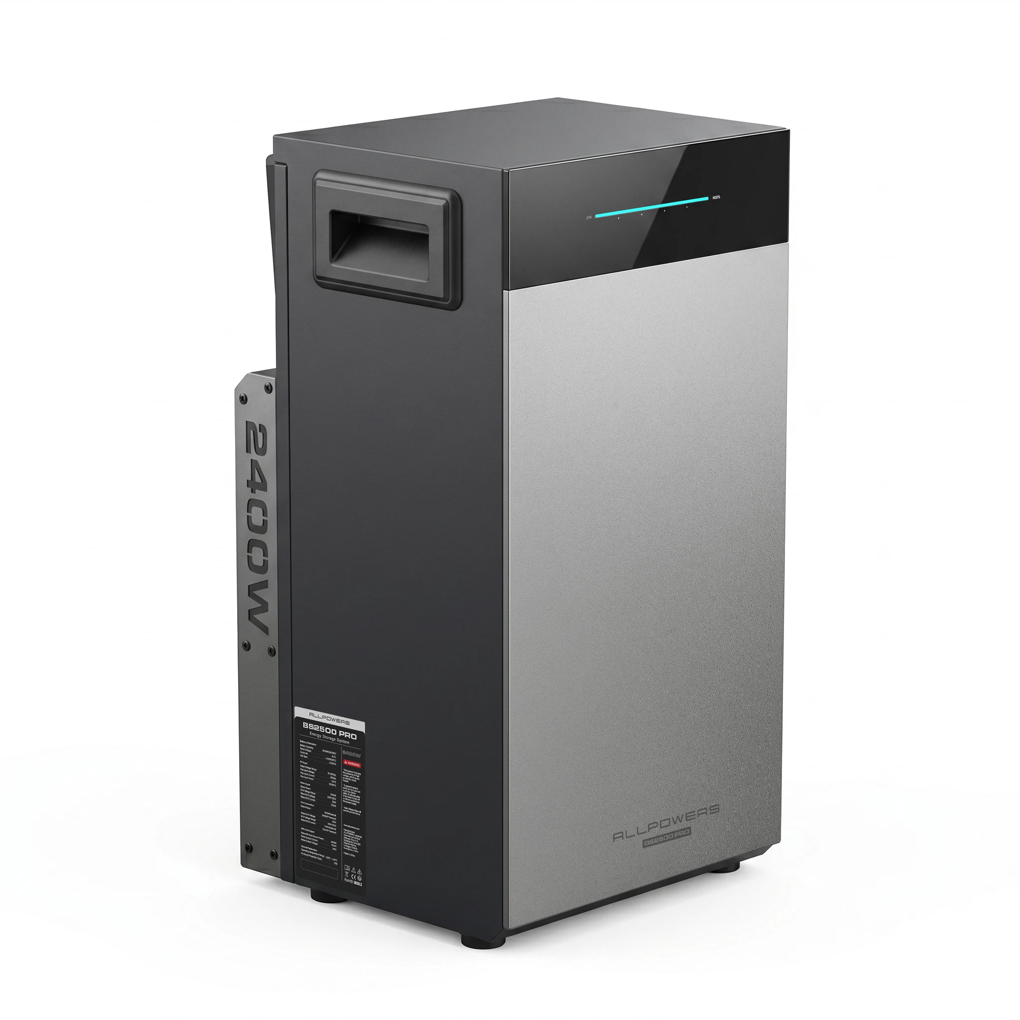 ALLPOWERS BS2500 PRO 2,6kWh Balkon-Solarspeicher 2400W Off-Grid & On-Grid Hybrid-Solaranlage LiFePO4-Batterie für Zuhause ﻿