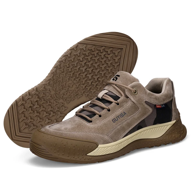 

Men's Safety Shoes Non-Slip Work Sneakers Steel Toe Casual Fashion Spring Autumn Season round Toe Synthetic Leather Inner