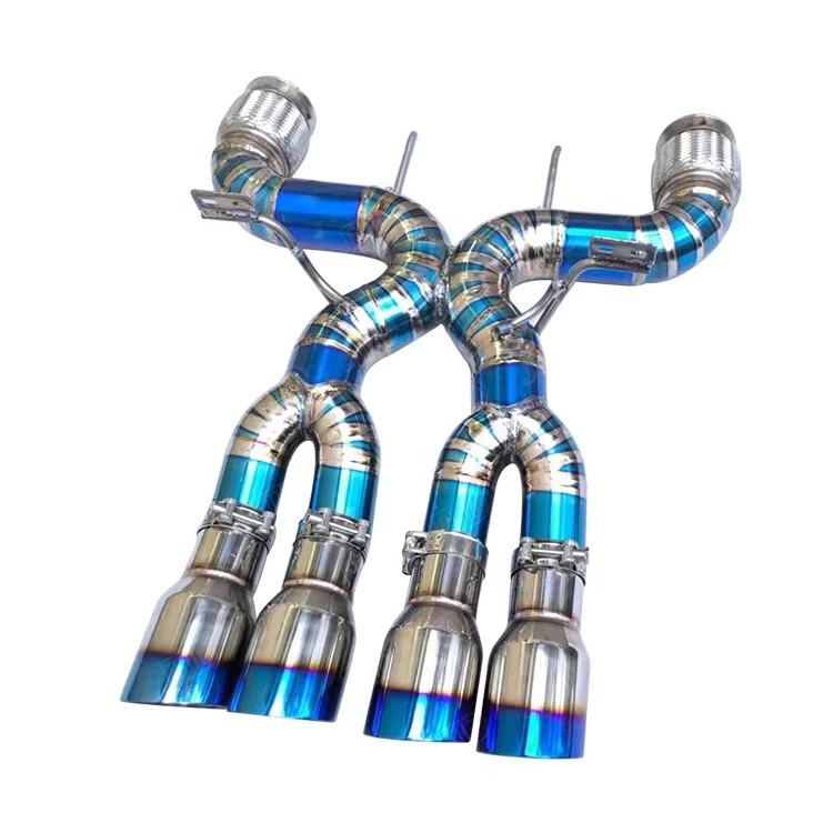

JTLD Exhaust System Titanium Exhaust Catback Straight Pipe for McLaren 720-750S