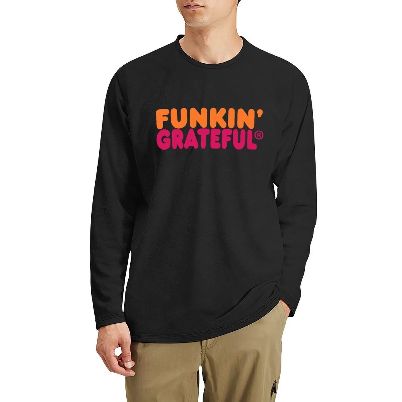 Funkin' Grateful Long T-Shirt graphic t shirt vintage t shirt hippie clothes mens vintage t shirts