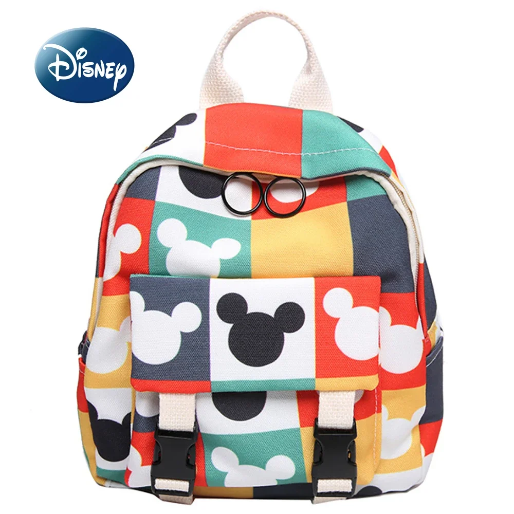 Disney Mickey  New Children's Backpack Cartoon Cute Boy Girl Schoolbag High Quality Large Capacity Children's Schoolbag