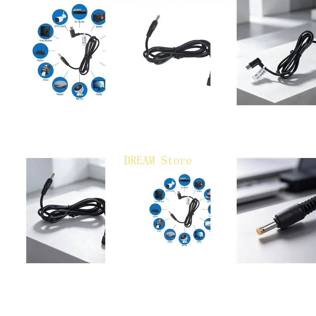 x 1.7mm USB C Cable, 12V 1M Charging Cord for Router Camera Best Sale