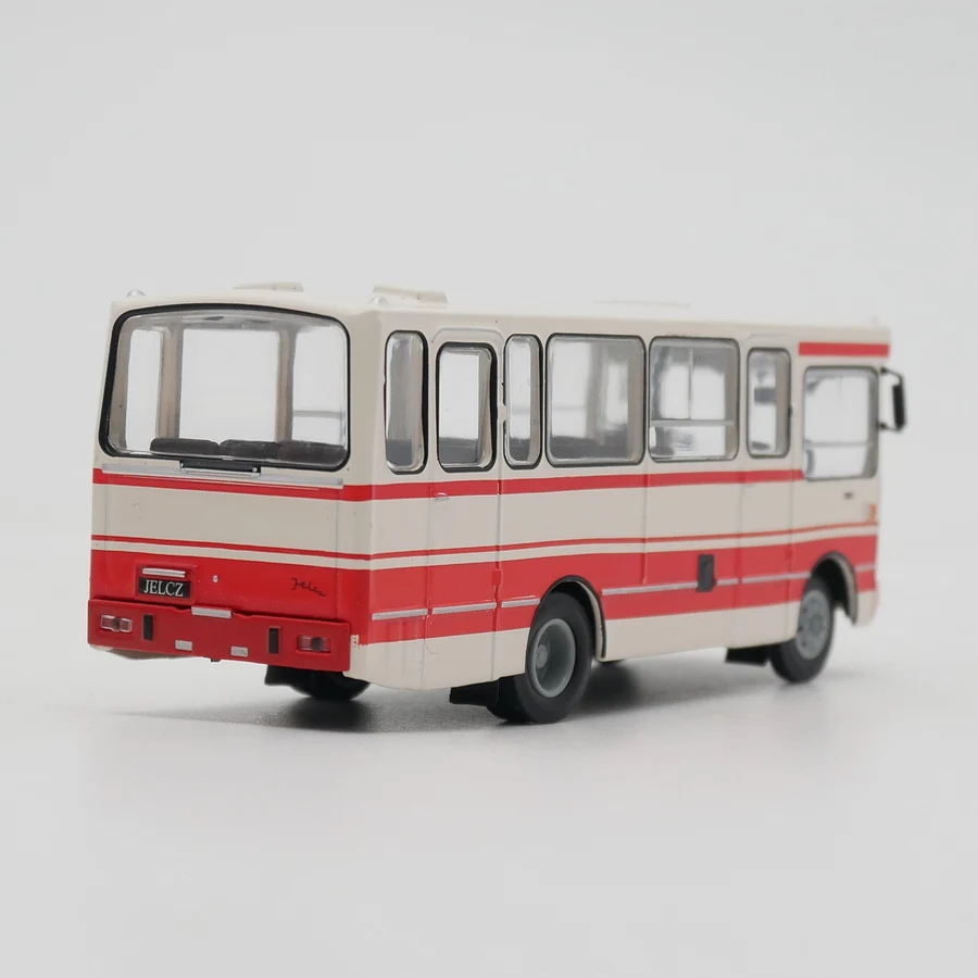 Modelo de autobús Ist JELCZ 080, autobús de Polonia, coche de aleación, exhibición de colección de coches de juguete, 1:72