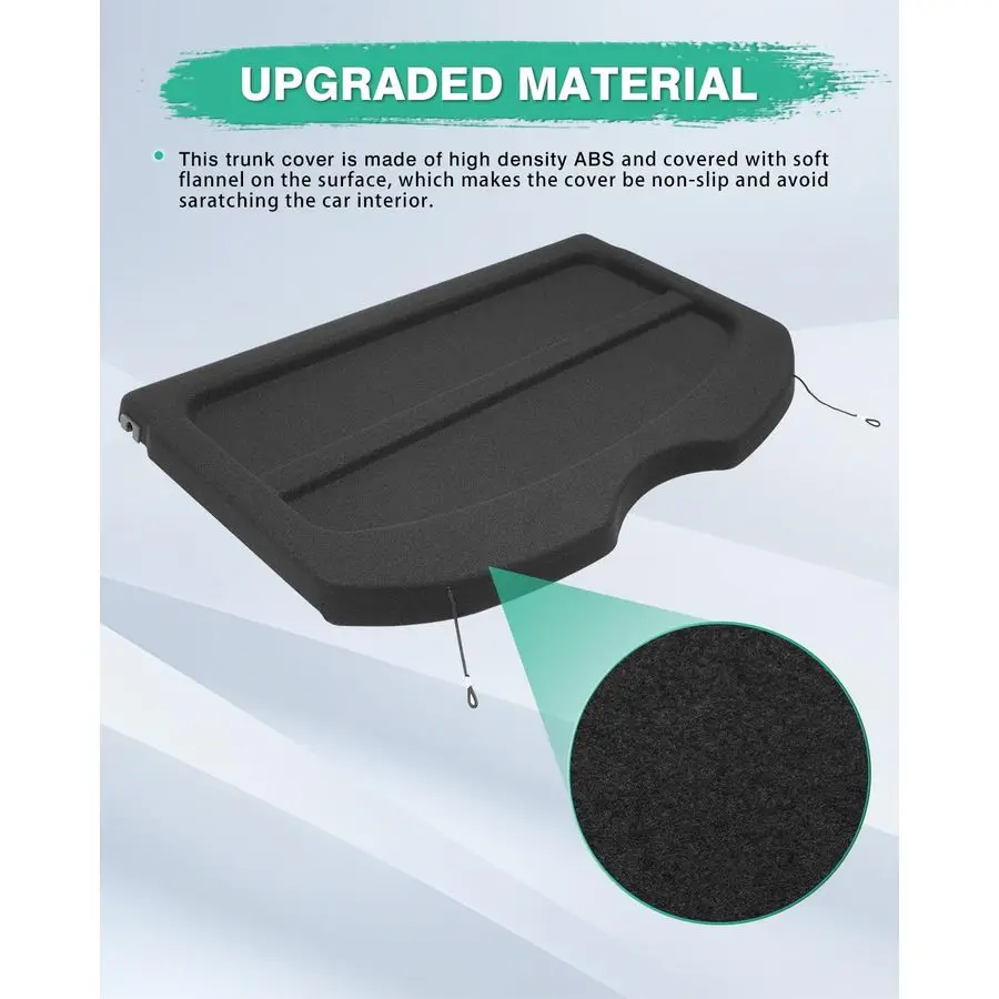 2018-2024年式 日産 キックス用 カーゴカバー トランクカバー カーゴカバーボード トランクセキュリティシールド シェード 2018-2024年式 キックス アクセサリー