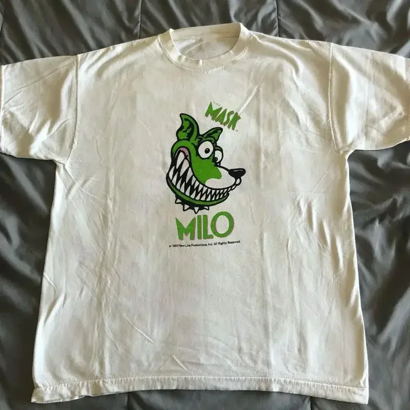 The Mask Movie Promo T Shirt 1995 MILO Vtg 90s