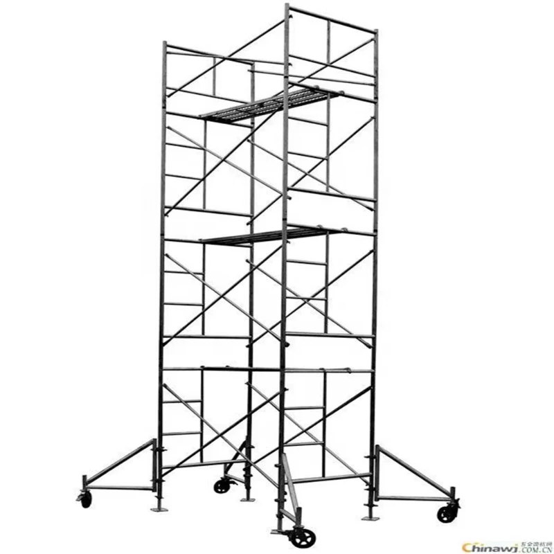 High strength steel frame scaffolding stepped lightweight for sale interior construction