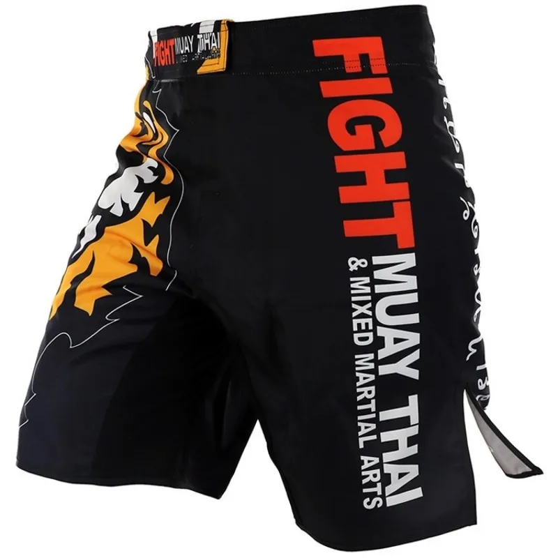 MMA Muay Thai Tiger Shorts,Sports Pants, Kickboxing BJJ Trunks, Training Fitness Pants Boxeo Sanda Boxing, Fighting Shorts