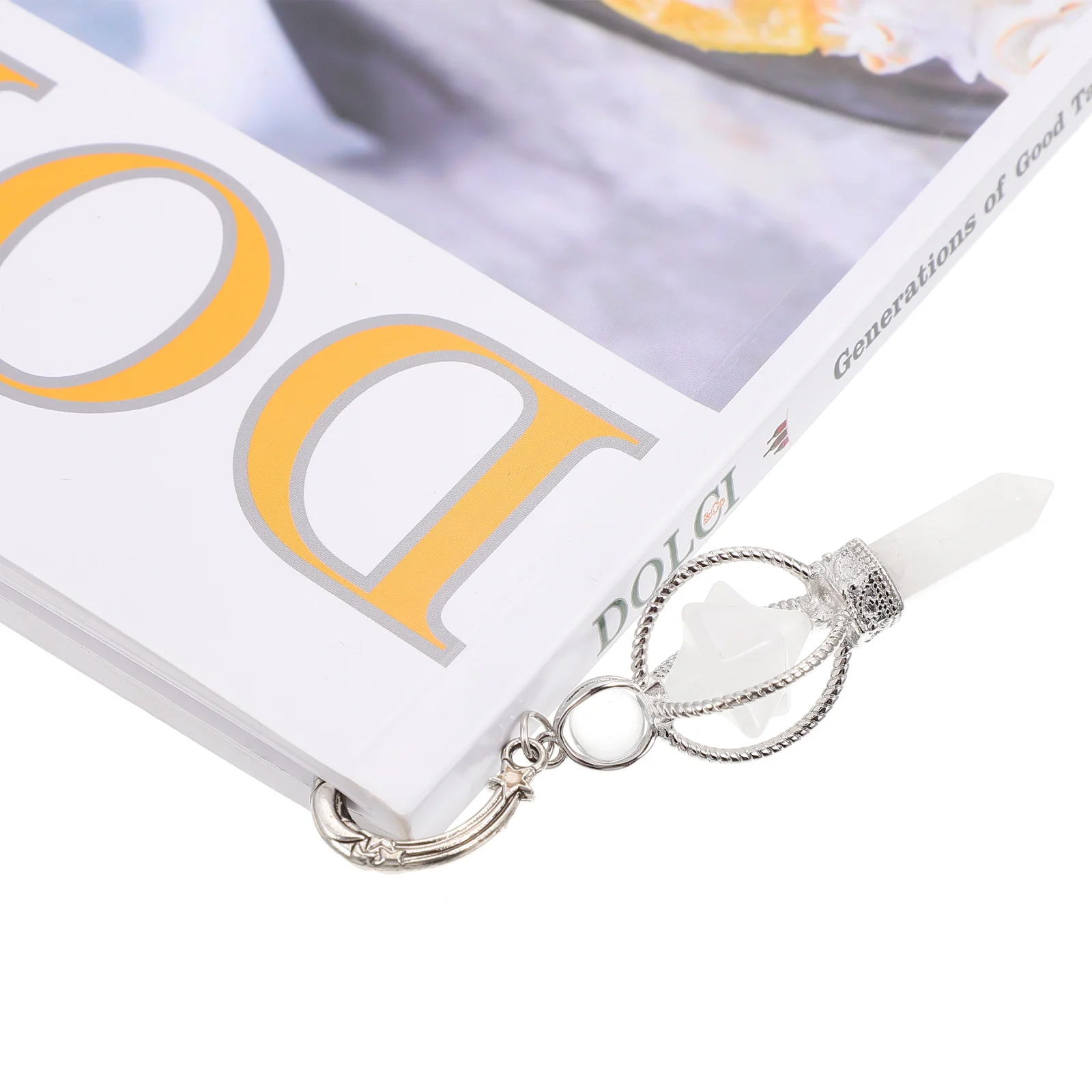 

1Pcs Metal Bookmark Fine Workmanship Crystal Craft Reading Tag Hanging Decorative Book Marker Bookmark Reading Tag