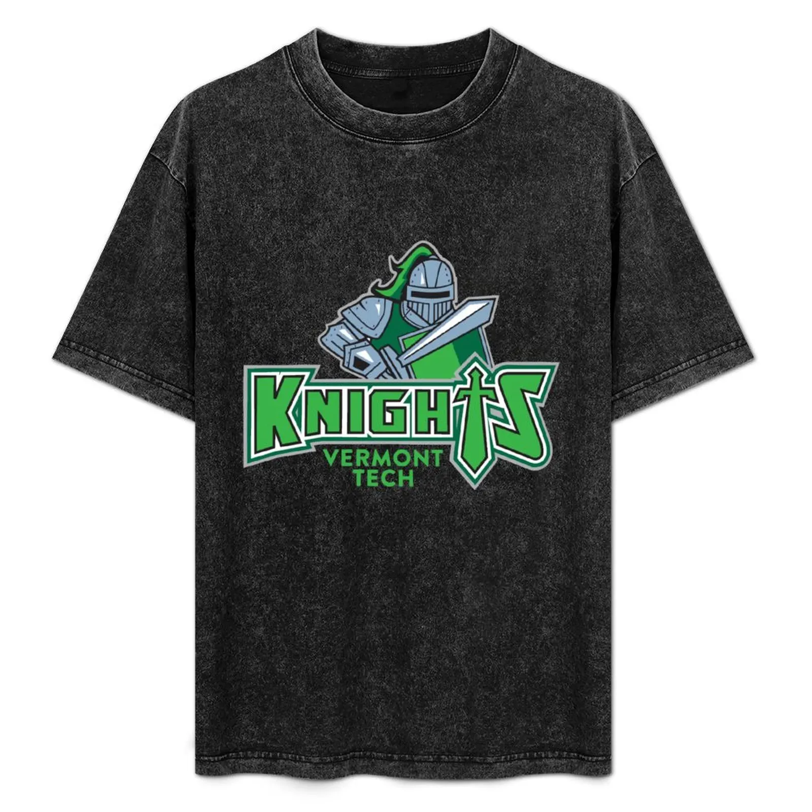 Vermont Tech Knights T-Shirt oversized graphic tee sublime vintage t shirt men