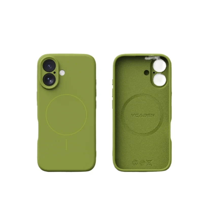 Funda de teléfono magnética suave de silicona para APPLE IPhone Air 11 12 13 14 15 16 17 Pro Max funda protectora trasera delgada