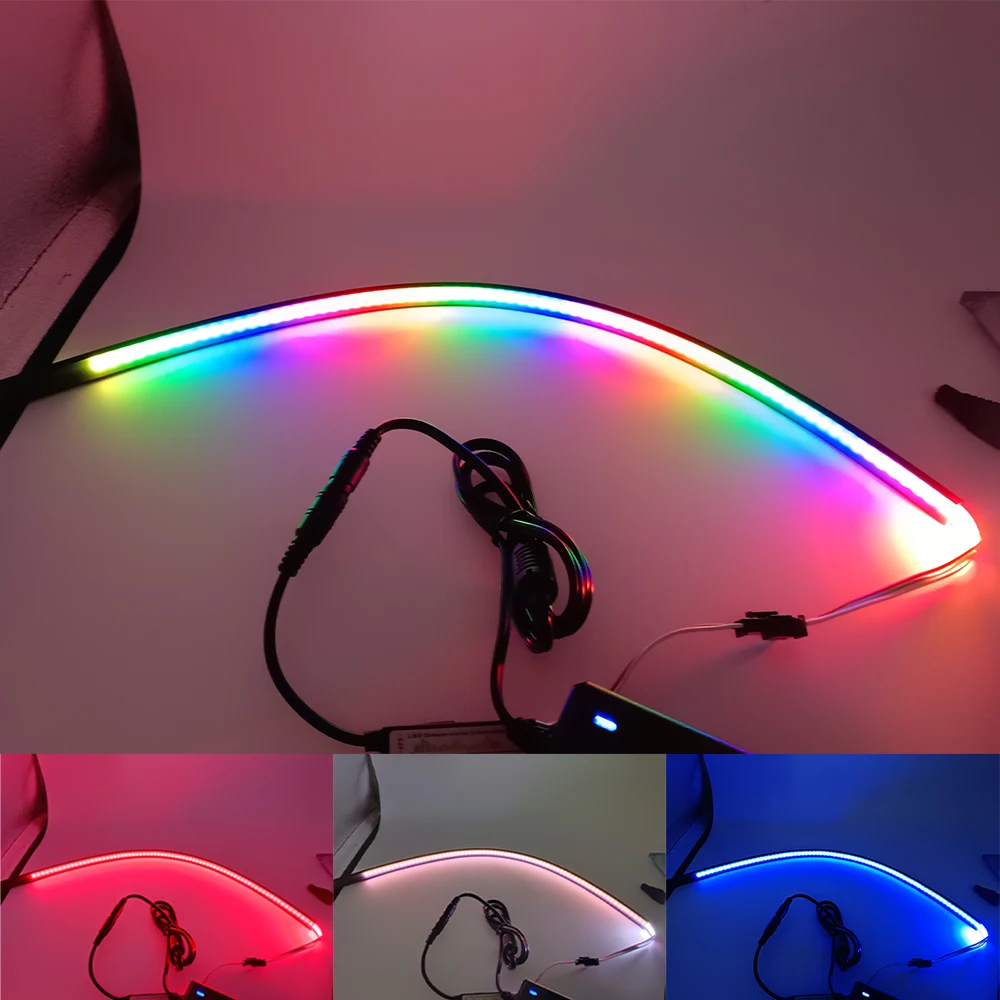 IP67 wasserdichte LED-Neon-Silikon-Lichtröhre, geeignet für 5 mm, 8 mm, 10 mm, 12 mm PCB WS2812B WS2811 5050 RGB-Lichtleiste – Detail 7