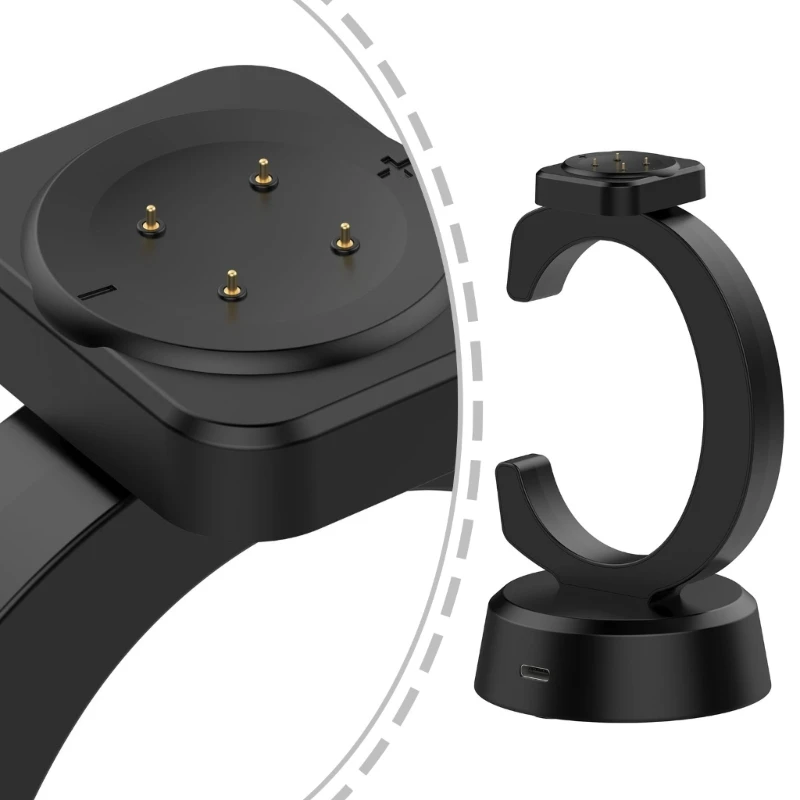 قاعدة شحن عمودية للساعة 3 (41 ملم/45 ملم)/ساعة 2 ساعات ذكية سلك شحن مغناطيسي