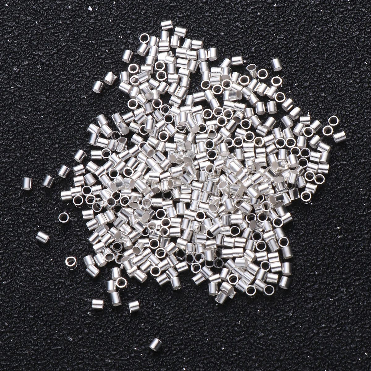 

4 Pack/2000 Positioning Beads Bracelet Making Supplies Jewelry Spacer Tube Slide Charm Connectors for Necklace Accessories