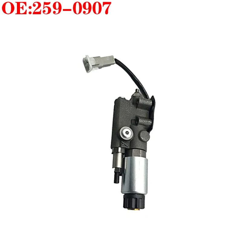 259-0907 2590907 Fan Pump Solenoid Valve for Caterpillar E330D E336D E345D Excavator Accessories Construction Machinery Parts
