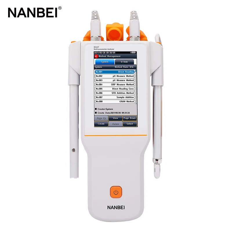 2026 Portable Multi Parameter Water Analysis ph Ec Controller test Meter