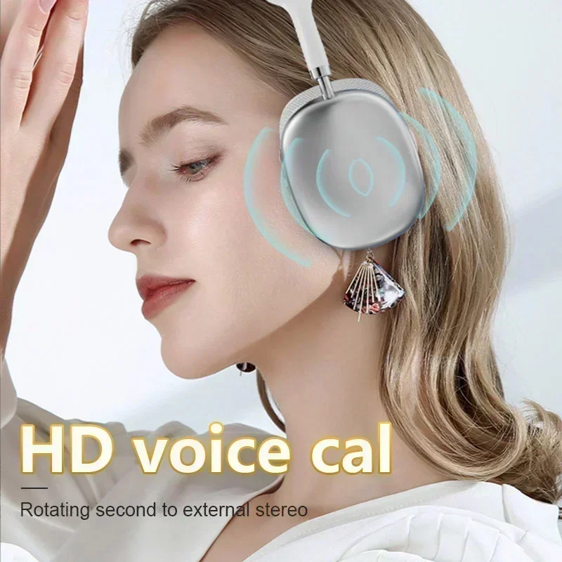 P9 Pro Max Air Max 5.1 Wireless Bluetooth Headphones Noise Cancelling Mic Pods Over Ear Sport Gaming Headset for Any Phone