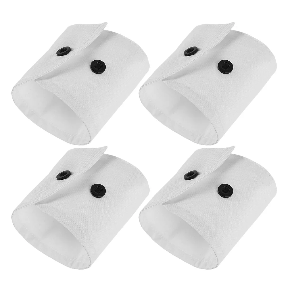 ثلاثية الأبعاد الدانتيل مزين الأصفاد الأبيض انفصال المعصم الأصفاد للنساء كم تمديدات كشكش وهمية طوق مجموعة الإكسسوارات