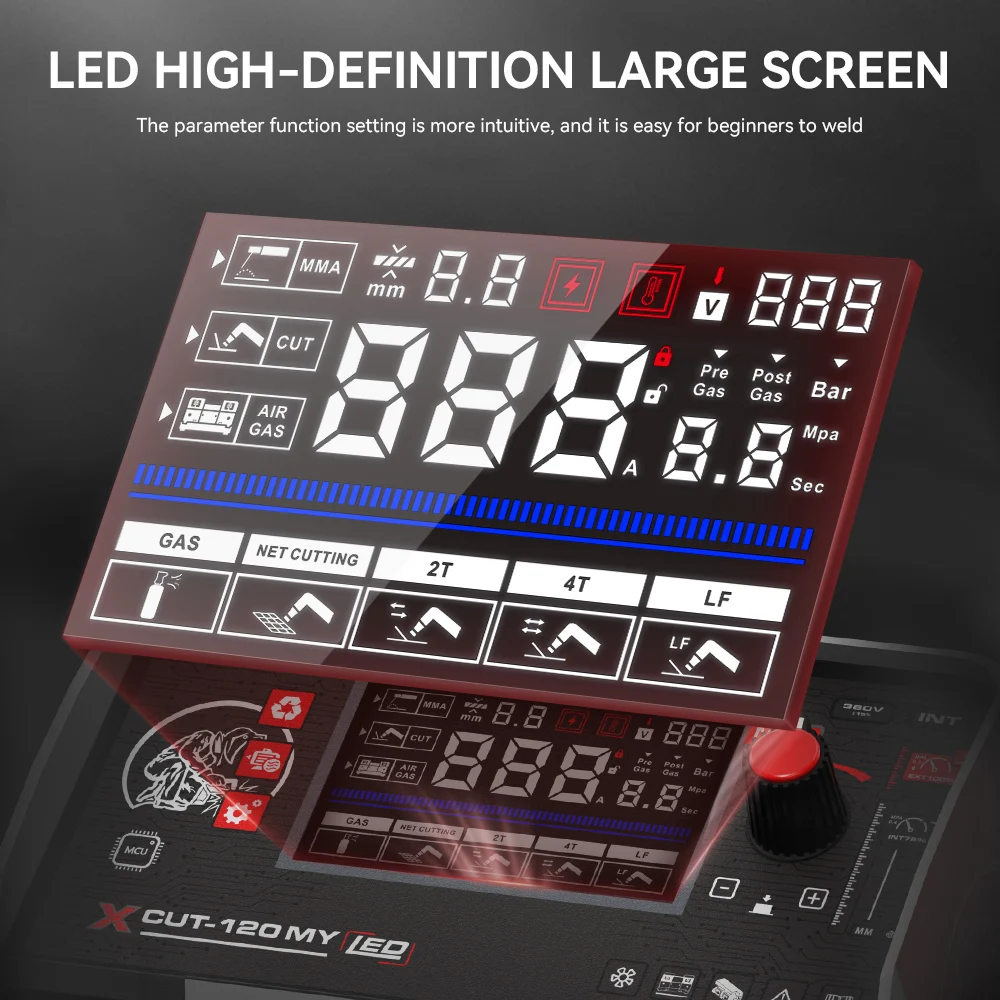Andeli CUT 120 380 فولت CNC المدمج في مضخة ضاغط MMA البلازما القاطع ماكس قطع 45 مللي متر آلة القطع #6