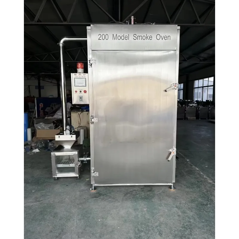 200L Digital Full-Automatic Sausage Smoker – Beef/Chicken/Fish Meat Drying Oven 380V High Capacity Smoke Dehydrator