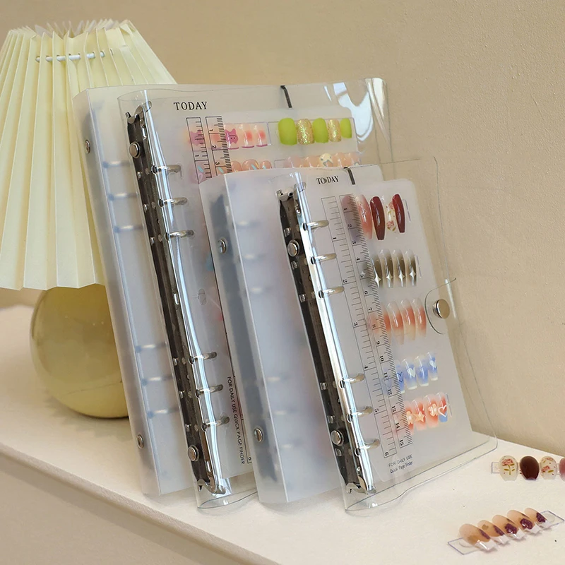 ** Nail Art Piece Storage Book Large Capacity Exhibition Photo Album Card Clip Display Board DIY Simple Album Storage Book