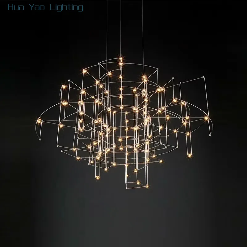 Living Room Ceiling Modern And Minimalist Creative Firefly Restaurant Pendant Lamp Clothing Store Front Desk Bedroom Lamp