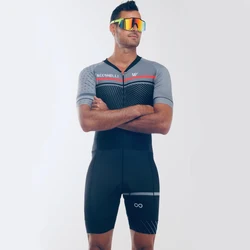 VV1,8 sdesigns-Maillot de bain à manches courtes pour homme, combinaison de cyclisme, vêtements de vélo personnalisés, combinaison trempée, TriDuvet, 2022