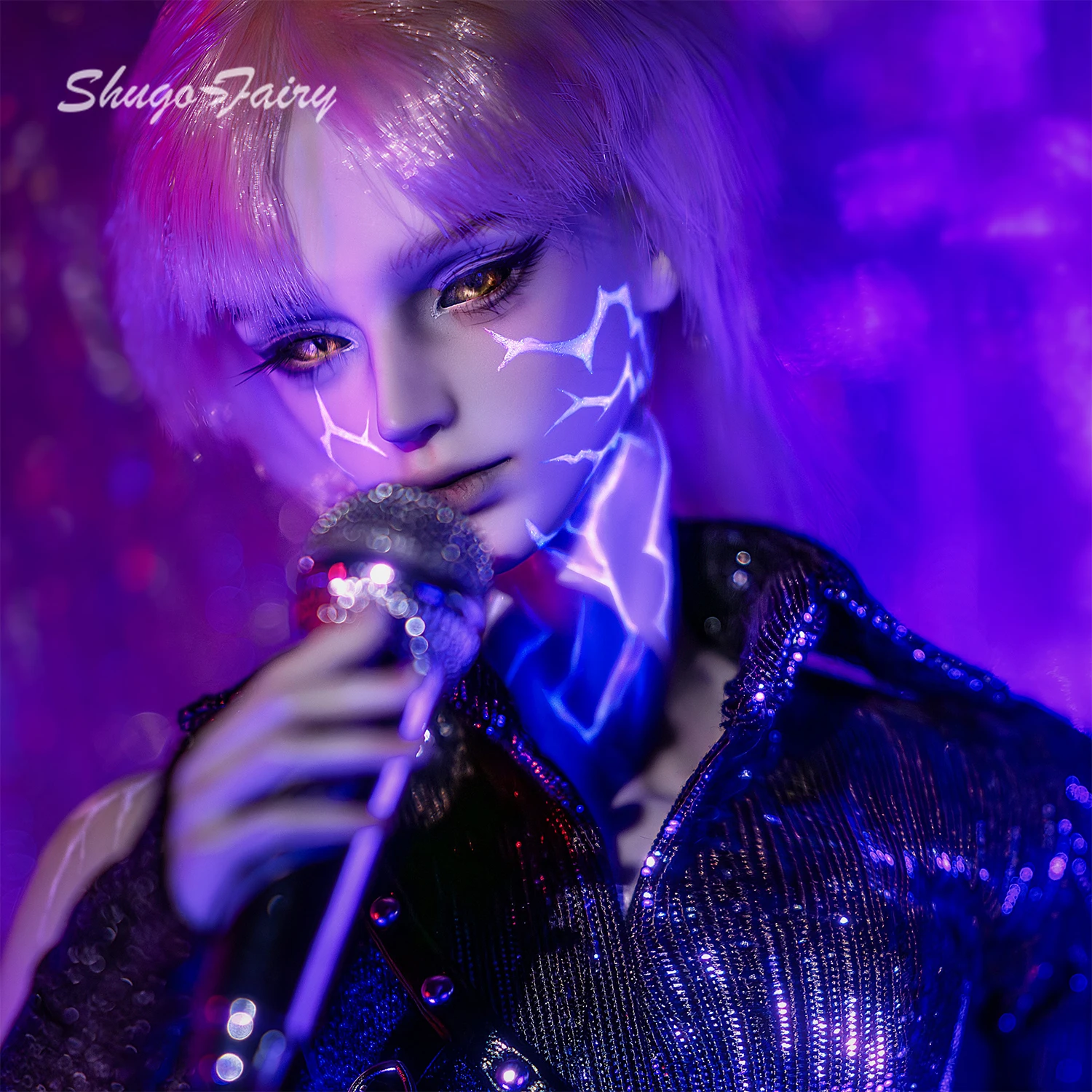 

Кукла Vante с шарнирным шарниром, коллекция 1/4, CP-Zomi Demon Boy Band, темный идол, мужской дьявол, тематический макияж, фигурка из смолы Shugafairy