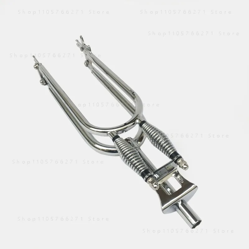 26 inch 4.0 fat tire snow double spring shock-absorbing front fork