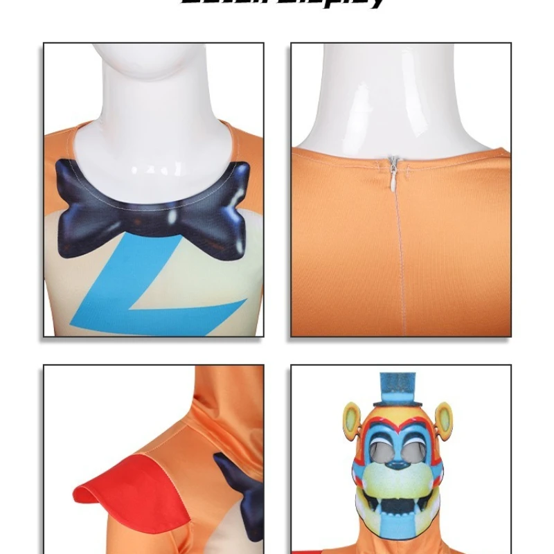Anime Bonnie Bear FNAF Costume Game Foxy Chica Freddy Fazbear Cosplay Costume Five Nights Freddyed Nightmare Costume For Kids - view 2