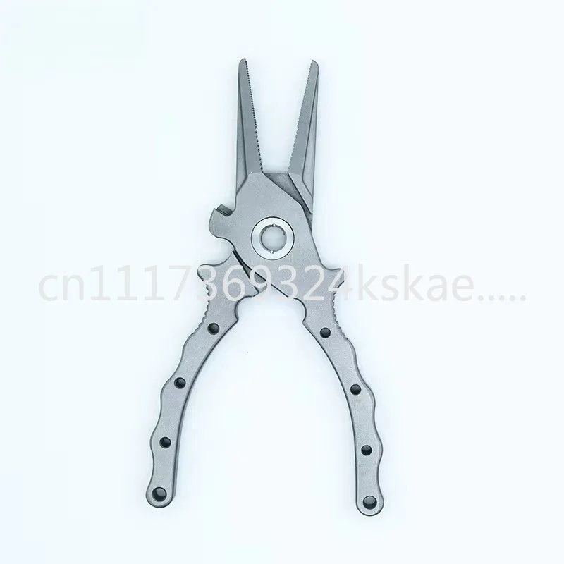 Rust Resistant Saltwater Titanium Alloy Multitool Lead Pressing Thread Cutting Fishing Pliers