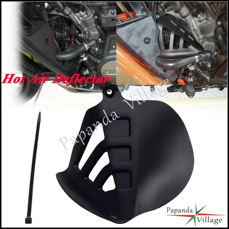 

Motorcycle Hot Air Deflector Heat Shield Anti-Scalding Cover Spoiler Guard For Harley Pan America 1250 Special RA1250S 2021-2024