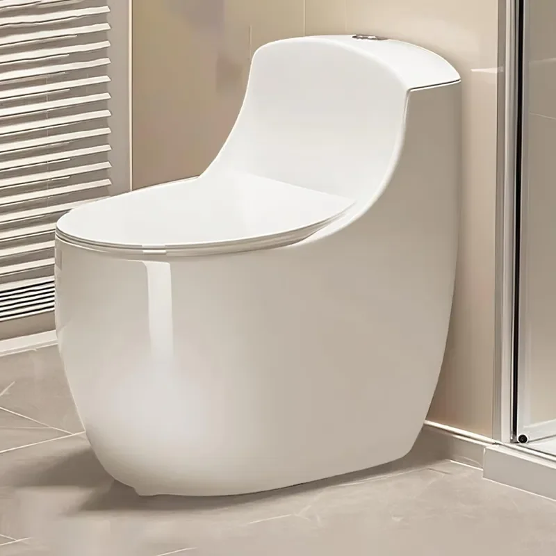 Einteiliges, bodenstehendes Siphon-Spül-WC aus Keramik, 305 mm, modern, farbenfroh, integrierte Sanitärkeramik für das Badezimmer zu Hause
