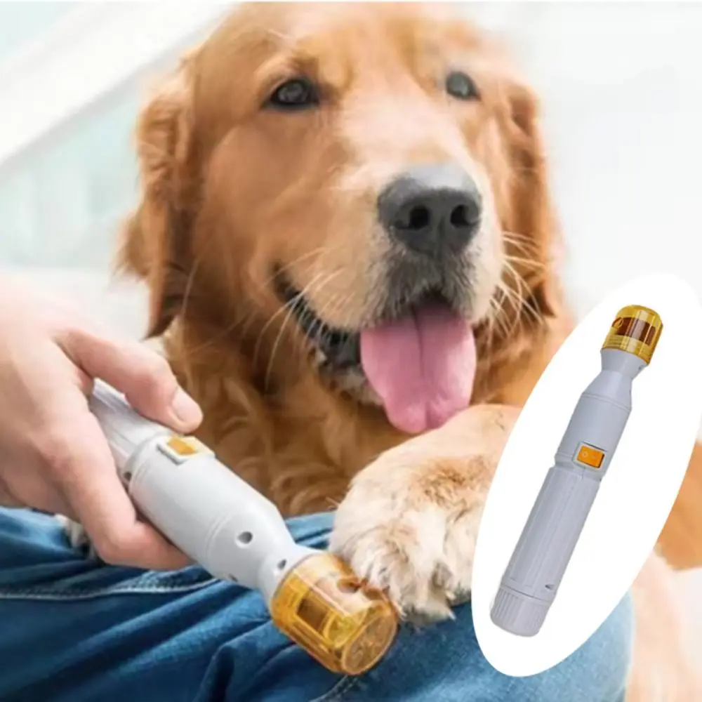 Electric Pet Nail Grinder with Grinding Wheel Automatic Pet Nail Trimmer Professional Labor-saving Dog Nail Clipper Pet Store