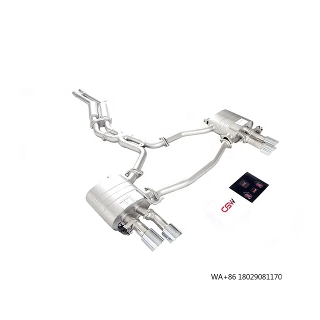

Выхлопная система Performance Muffler Exhaust и передняя труба (Catback) в стиле S8 для Audi A7 3.0T C8 2018-2023